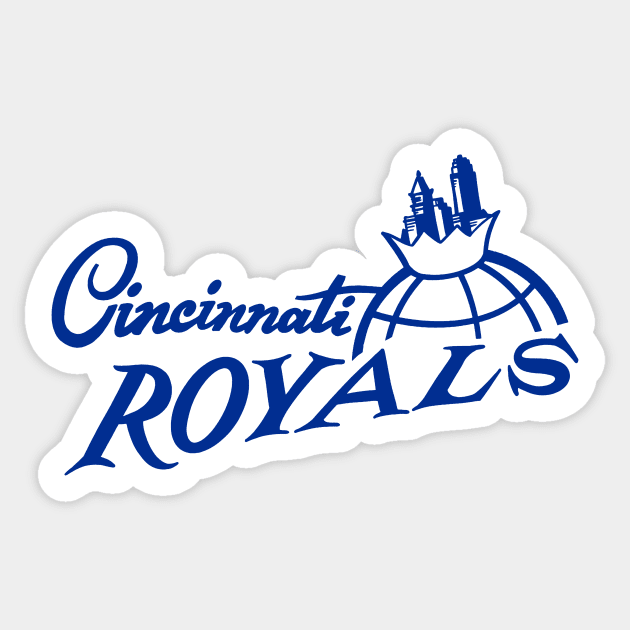 Cincinnati Royals Sticker by sombreroinc
